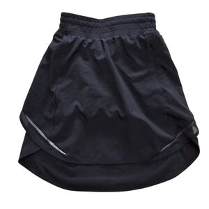 Lululemon Hotty Hot High Rise Skirt Reg Length Lined Black Size 2